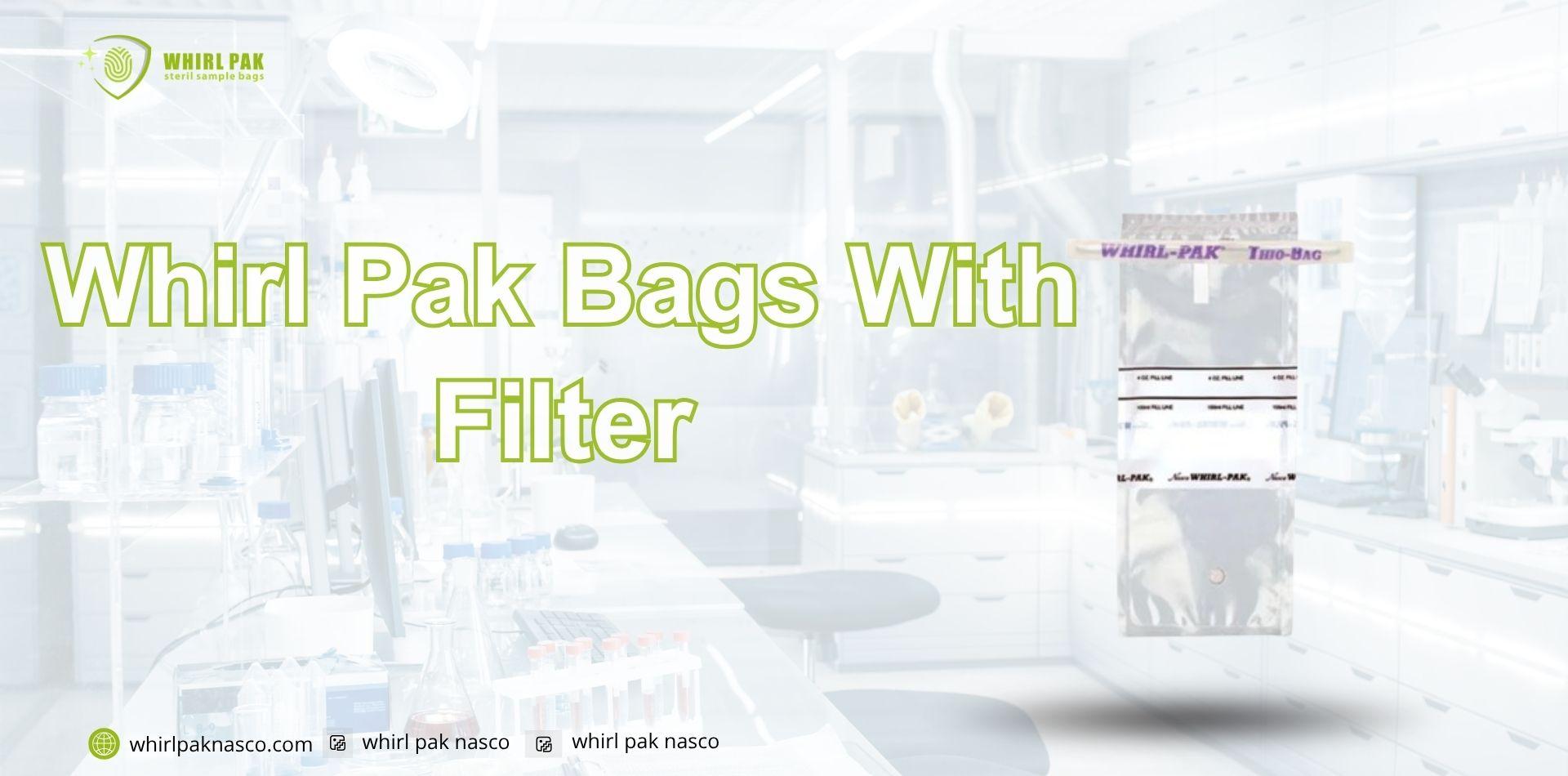 Whirl Pak Bags With Filter